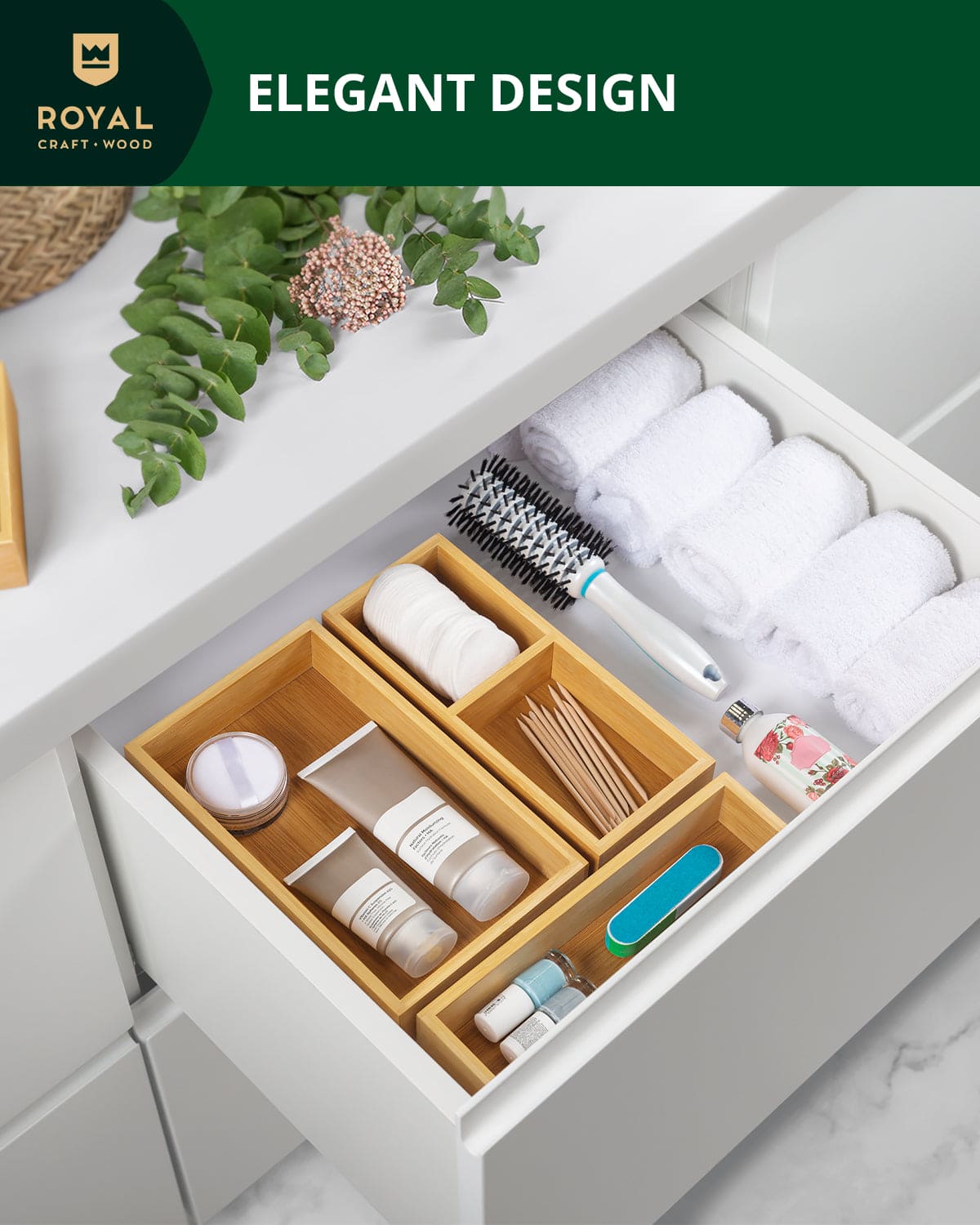 Storage Box Set of 3, Natural